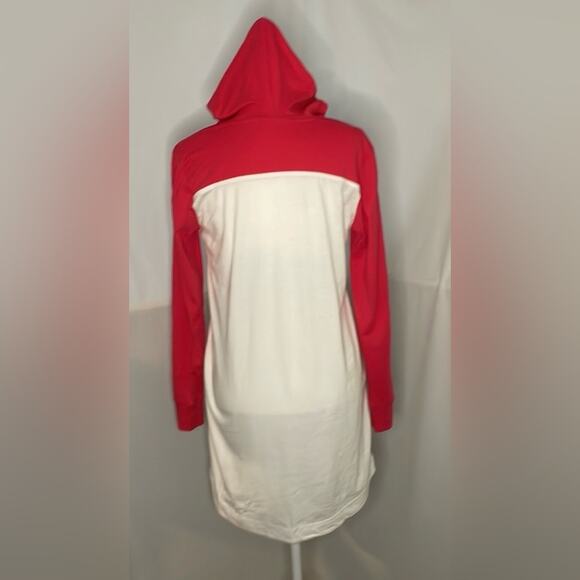 NWOT vineyard vines 100% cotton white and hot pink swimsuit cover up - Picture 2 of 5